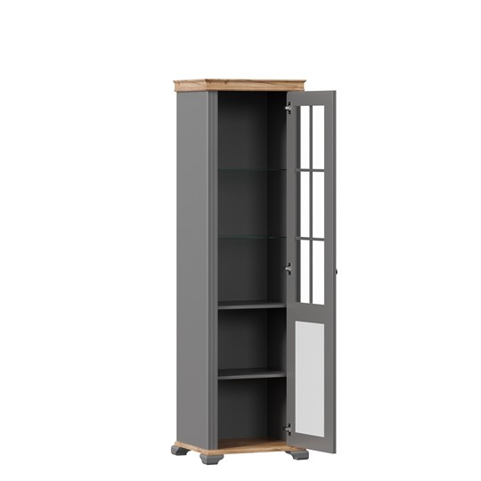 Шкаф в гостинную правый Амели (Оникс серый) ЛД 642.930 в Элисте - изображение 3