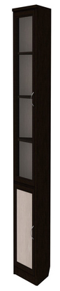 Шкаф распашной 209 левосторонний, цвет Венге в Элисте - изображение