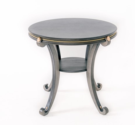 Круглый столик Глория М (Серый ясень) в Элисте - изображение