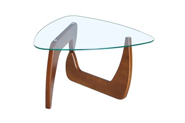 Стеклянный столик Берген-3, натуральный массив в Элисте