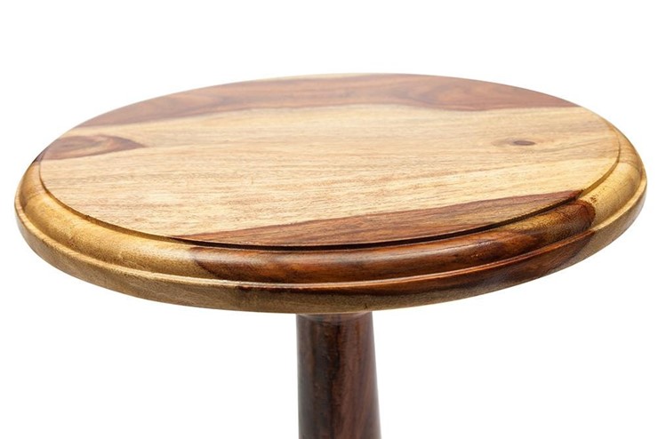 Кофейный столик Бомбей - 0237 палисандр, 35*35*60, натуральный (natural) арт.10046 в Элисте - изображение 1