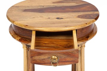 Кофейный стол Бомбей - 1149  палисандр, 45*45*60, натуральный (natural) арт.10049 в Элисте - предосмотр 1