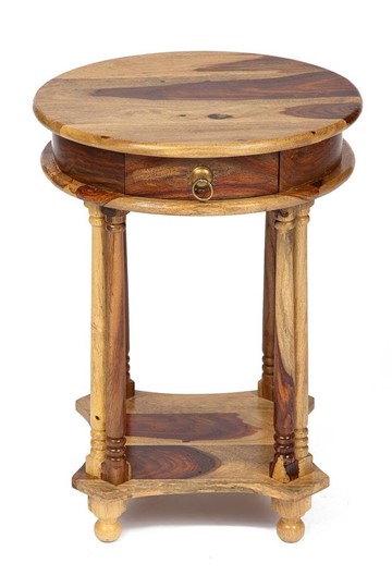 Кофейный стол Бомбей - 1149  палисандр, 45*45*60, натуральный (natural) арт.10049 в Элисте - изображение 2
