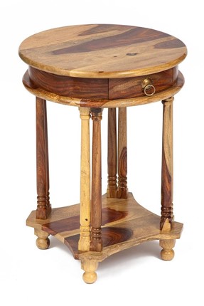 Кофейный стол Бомбей - 1149  палисандр, 45*45*60, натуральный (natural) арт.10049 в Элисте - изображение