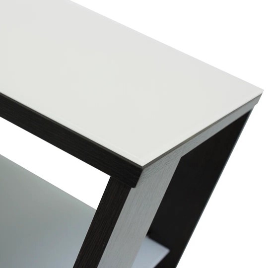 Журнальный стол BeautyStyle - 5, венге/стекло белое в Элисте - изображение 6