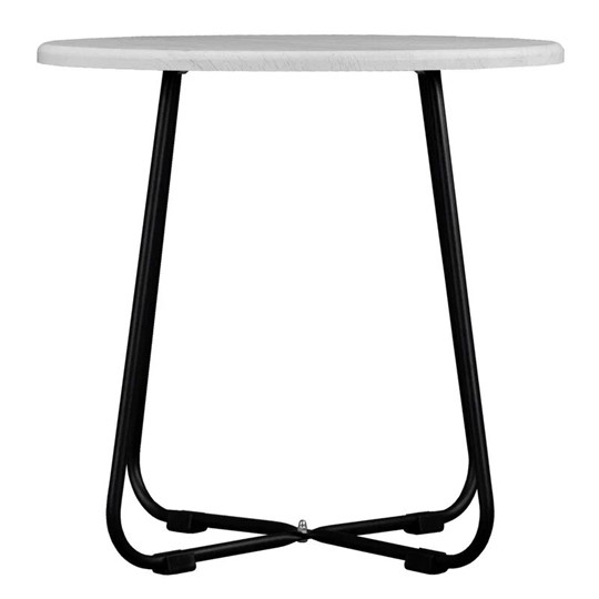 Круглый столик BeautyStyle-14 (дуб дымчатый/черный) в Элисте - изображение 1