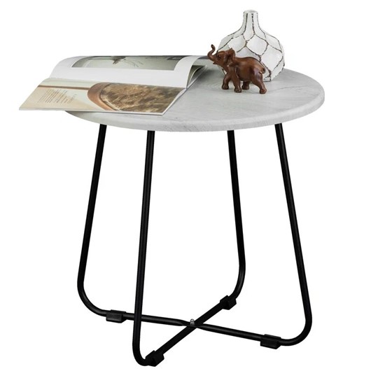 Круглый столик BeautyStyle-14 (дуб дымчатый/черный) в Элисте - изображение 10