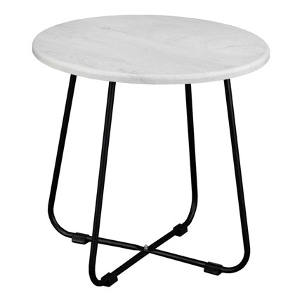 Круглый столик BeautyStyle-14 (дуб дымчатый/черный) в Элисте - изображение