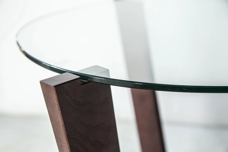 Журнальный стол Оникс-6, Венге/Прозрачное стекло в Элисте - изображение 4