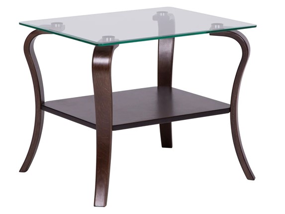 Стеклянный столик Шарм (орех) в Элисте - изображение