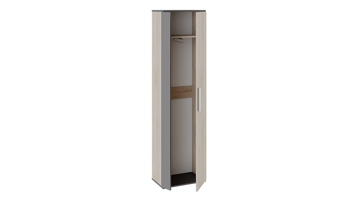Распашной шкаф Нуар (Фон серый/Дуб сонома) в Элисте - изображение 1
