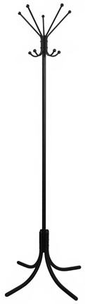 Вешалка для одежды КР-10Л, цвет черный в Элисте - изображение