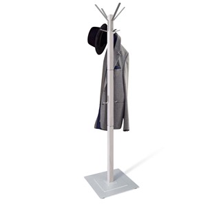 Вешалка для одежды Альберо SHT-CR11 (беленый/алюм.мет) в Элисте - предосмотр