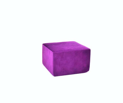 Пуф Тетрис 50х50, фиолетовый в Элисте - изображение