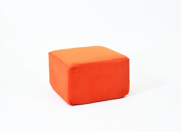 Пуф Тетрис 50х50, оранжевый в Элисте - изображение