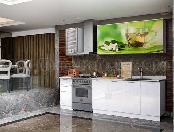 Кухонный гарнитур фотопечать Чай мята 1,8 в Элисте - изображение