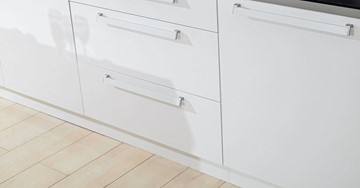 Кухонный гарнитур Герда 2200 (Белый/Белый глянец) в Элисте - предосмотр 4