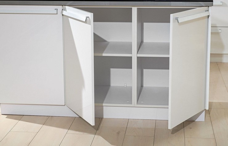 Кухонный гарнитур Герда 2200 (Белый/Белый глянец) в Элисте - изображение 6