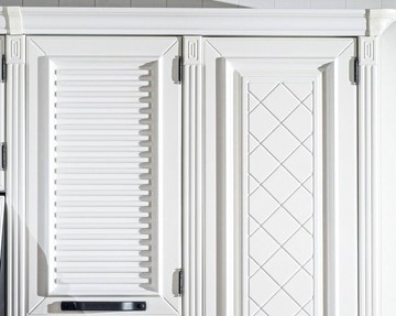 Кухонный гарнитур Марина 2600(Белый/Алебастр) в Элисте - предосмотр 3