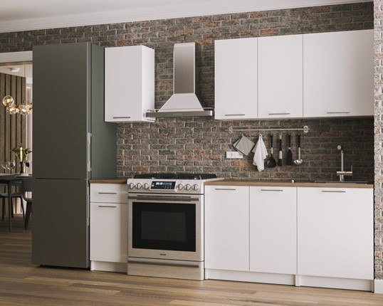 Гарнитур кухонный Лион 1,8 м (Белый) в Элисте - изображение