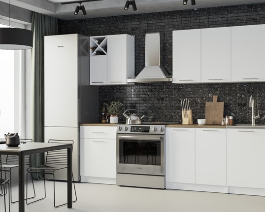 Гарнитур кухонный Милана 1,9 м (Белый) в Элисте - изображение
