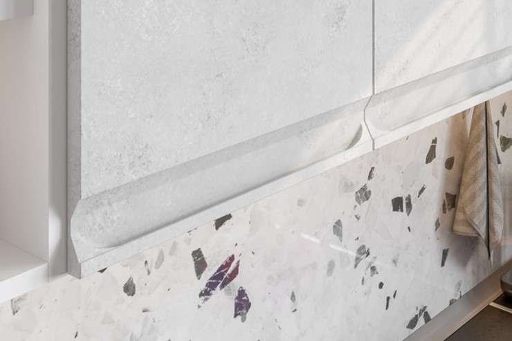 Угловой гарнитур Вельвет, бетон графит/бетон снежный в Элисте - изображение 5
