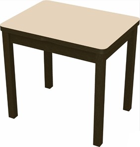 Раздвижной стол Бари дерево №8 (стекло молочное/венге) в Элисте - предосмотр