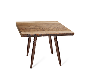 Кухонный обеденный стол SHT-TU15 (4 шт.)/ТT10 (медный металлик/натуральное дерево) в Элисте