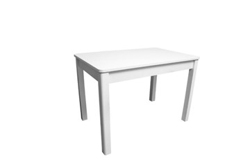 Кухонный стол раздвижной Айсберг-01 ЛДСП, белый ЛДСП/40 массив прямые белые в Элисте - предосмотр