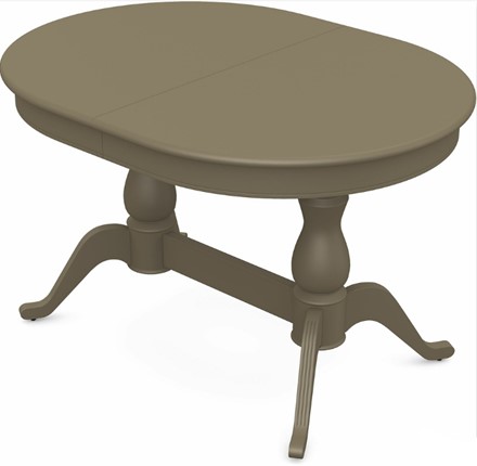 Кухонный стол раскладной Фабрицио-2 исп. Овал 1600, Тон 40 (Морилка/Эмаль) в Элисте - изображение