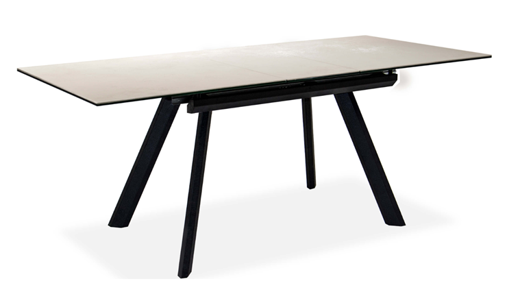 Кухонный стол раздвижной Бордо 2CQ 160х90 (Oxide Avorio/Графит) в Элисте - изображение 1