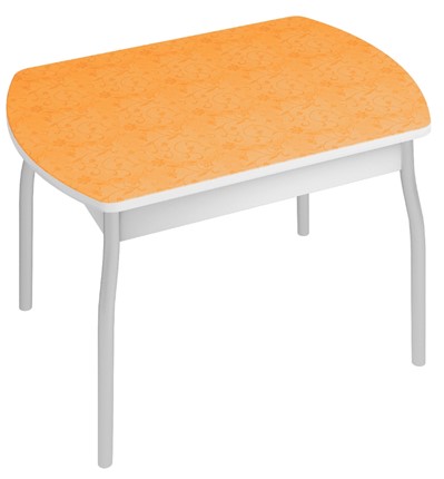 Стол Орфей-6, Оранжевые цветы в Элисте - изображение