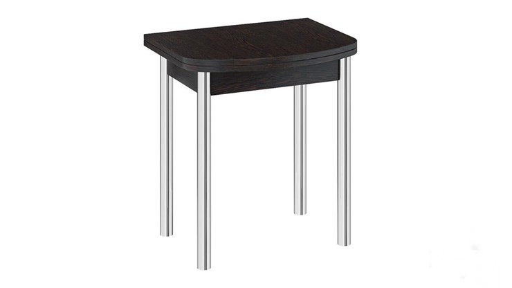 Обеденный стол Лион (мини) (СМ-204.01.2), цвет Венге/Хром в Элисте - изображение 2