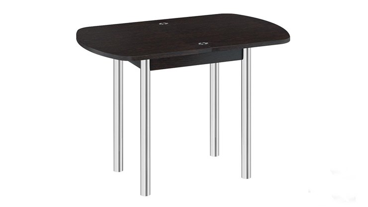 Обеденный стол Лион (мини) (СМ-204.01.2), цвет Венге/Хром в Элисте - изображение 3