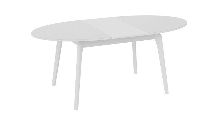 Стол раздвижной Марсель (СМ(Б)-102.01.12(1)), цвет  Белый/Стекло белое глянец в Элисте - изображение 1