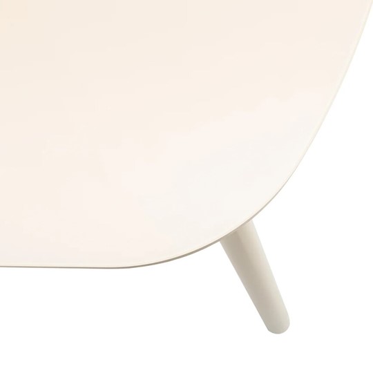 Кухонный стол раскладной Leset Мидел (Металл кремовый/стекло кремовое) в Элисте - изображение 4