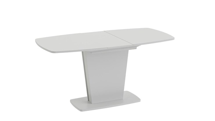 Кухонный раскладной стол Честер тип 2, цвет Белый/Стекло белый глянец в Элисте - изображение 1