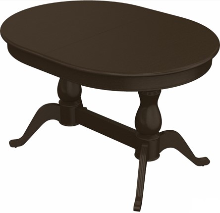 Раздвижной стол Фабрицио-2 исп. Овал 1600, Тон 7 (Морилка/Эмаль) в Элисте - изображение