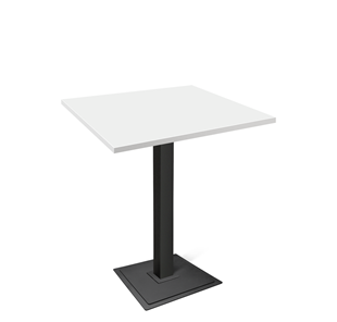 Кухонный стол SHT-TU5-BS1/Н110/ТT 80/80 (черный/белый) в Элисте