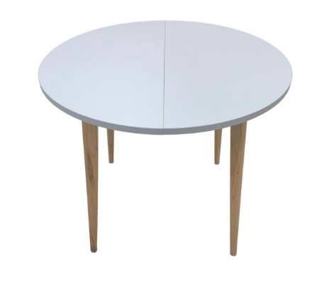 Кухонный стол круглый Серый камень 90*90 см ЛДСП в Элисте - изображение 2