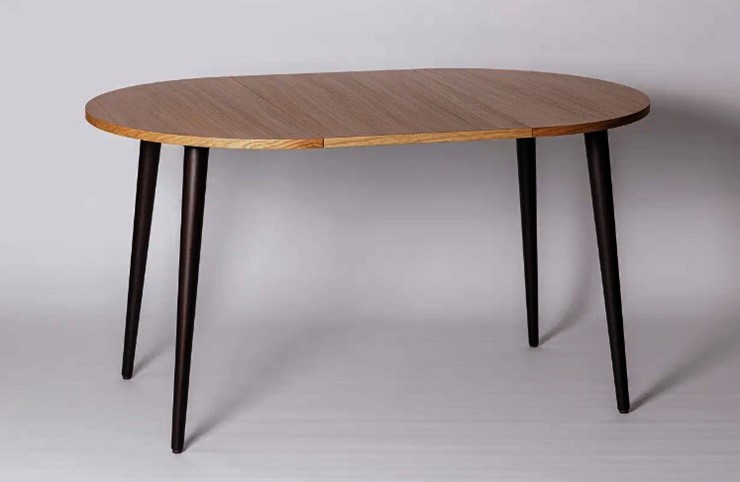 Кухонный стол круглый Шпон Дуба д. 90 см МДФ в Элисте - изображение 13