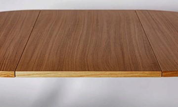 Кухонный раздвижной круглый стол Шпон Дуба д. 100 см МДФ в Элисте - предосмотр 14