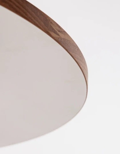 Кухонный стол круглый Шпон Ореха д. 90 см МДФ ножки темный орех в Элисте - изображение 7