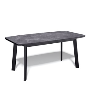 Обеденный раздвижной стол AA1400 (черный/керамика мрамор) в Элисте