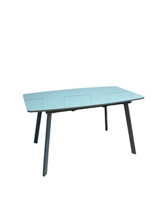 Раздвижной стол AA1400 (серый/стекло серое глянец) в Элисте