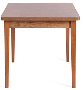 Кухонный стол раскладной AISHA (mod. 1151) ЛДСП+меламин/дерево граб, 130+35х80х75, walnut (орех) в Элисте - предосмотр 1