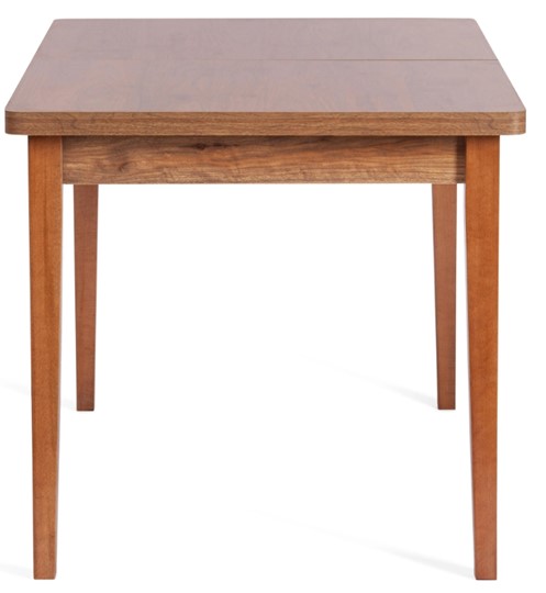 Кухонный стол раскладной AISHA (mod. 1151) ЛДСП+меламин/дерево граб, 130+35х80х75, walnut (орех) в Элисте - изображение 1
