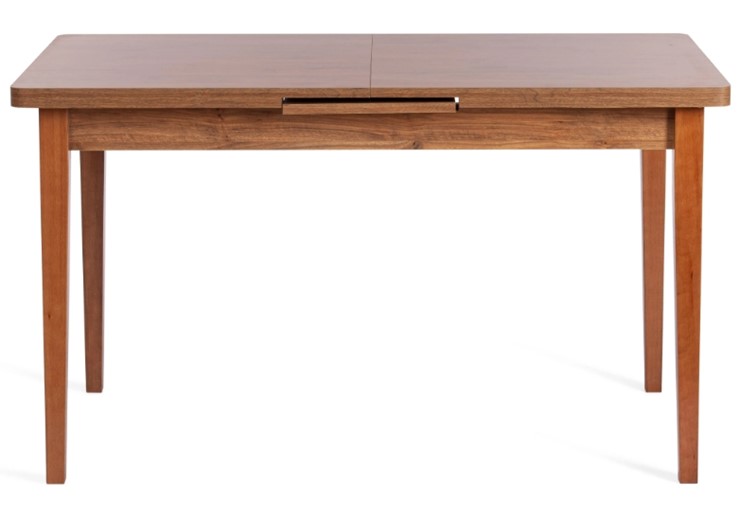 Кухонный стол раскладной AISHA (mod. 1151) ЛДСП+меламин/дерево граб, 130+35х80х75, walnut (орех) в Элисте - изображение 2