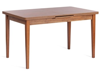 Кухонный стол раскладной AISHA (mod. 1151) ЛДСП+меламин/дерево граб, 130+35х80х75, walnut (орех) в Элисте - предосмотр 3