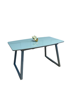 Кухонный стол раскладной AZ1400 (серый/стекло серое глянец) в Элисте - предосмотр